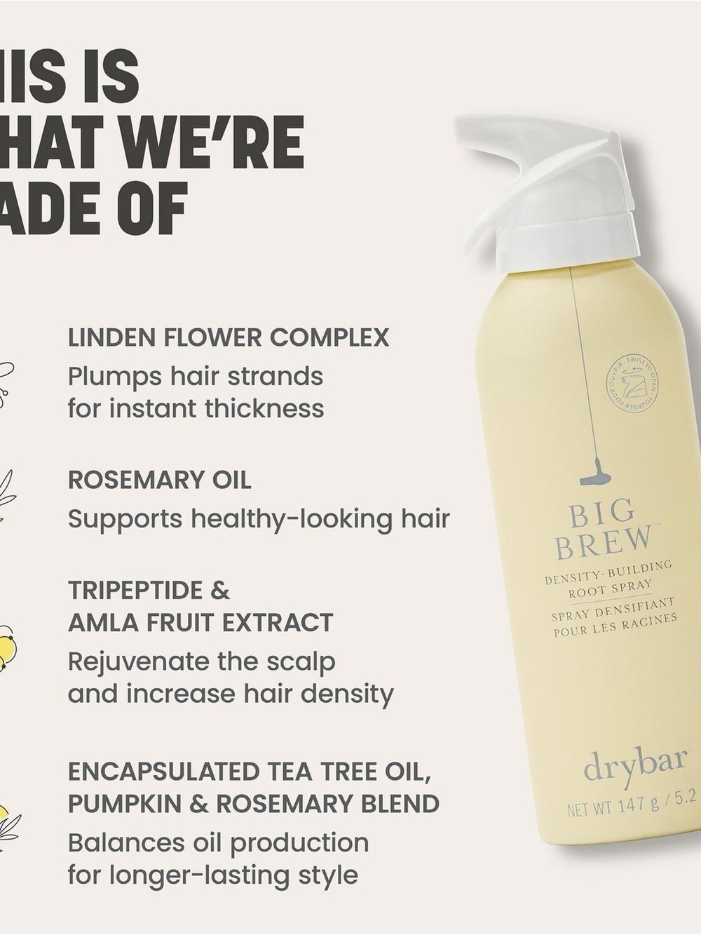 Drybar Big Brew Density-Building Root Spray - Picture 4 of 7